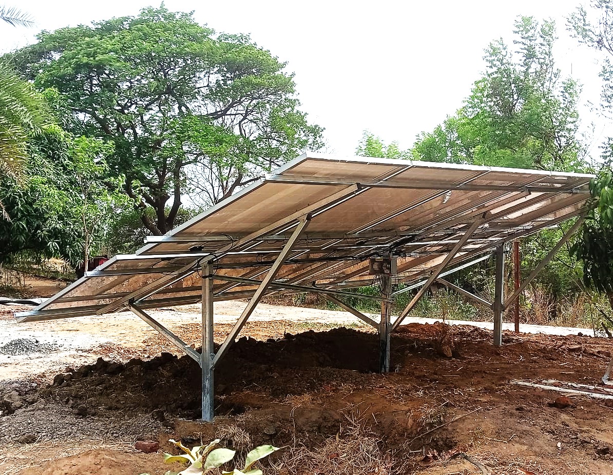 Ground Mounting Structure 3D View 3